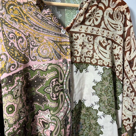 Zara Bohemian Patchwork Blouse - Picture 4 of 7